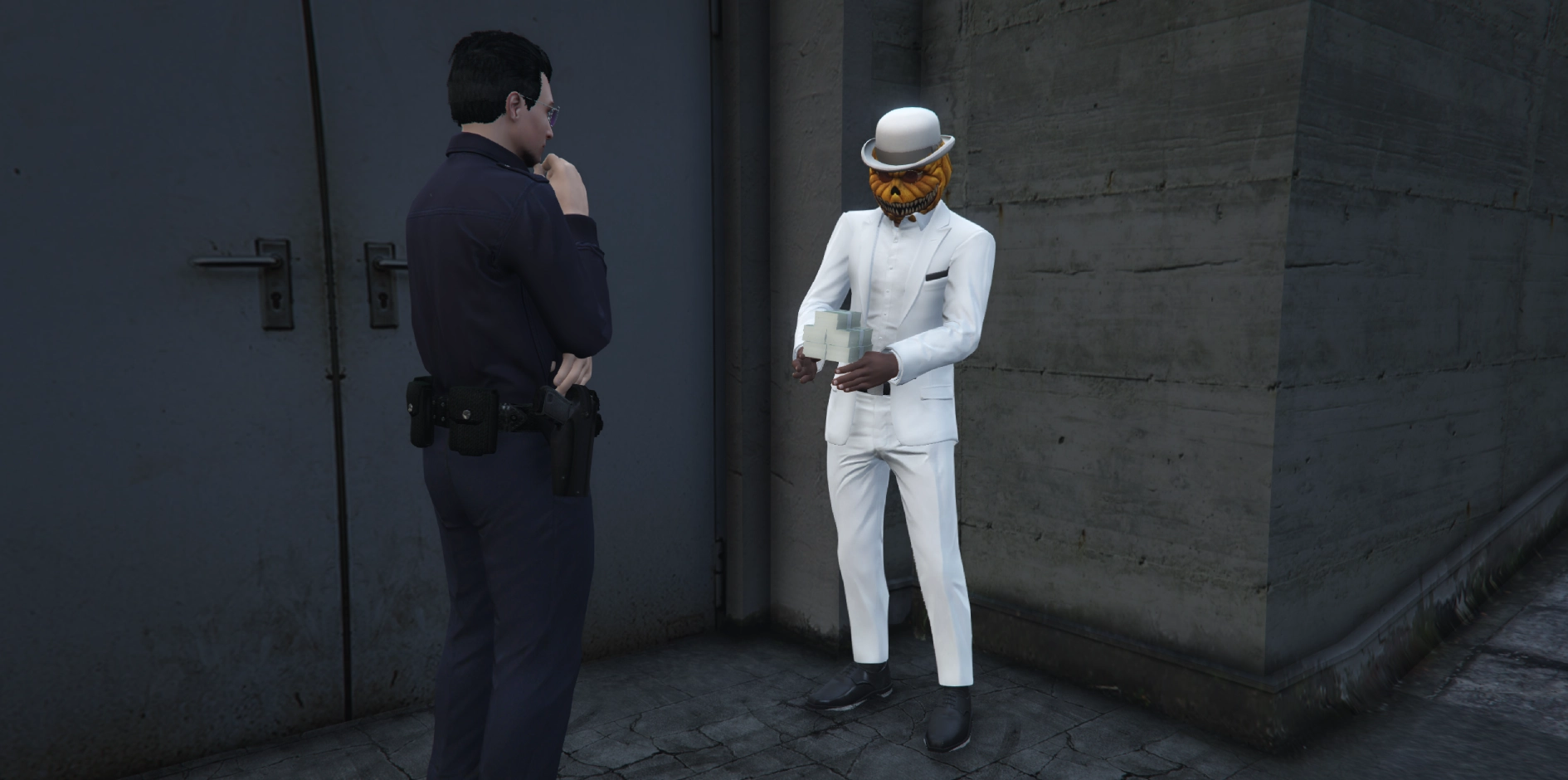 Police Officer: Police Station Parking